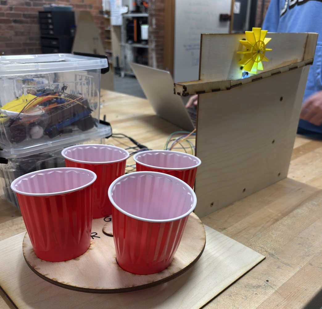 Colour-sorting ball machine — 3