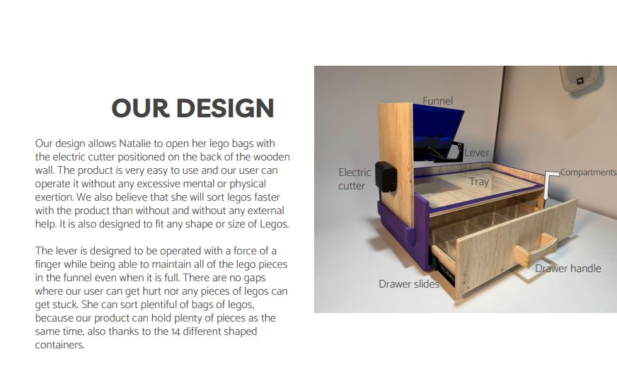 Lego Sorter assistive device — 2