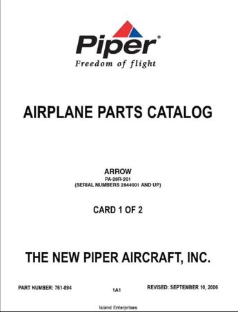 Piper Arrow landing gear — 2