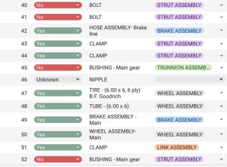 Piper Arrow landing gear — 6