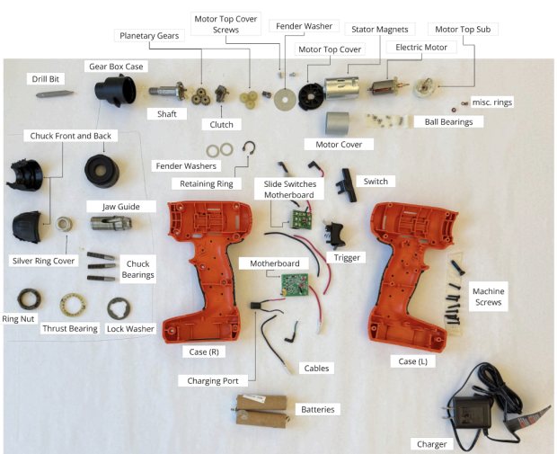 Black & Decker drill teardown — 2