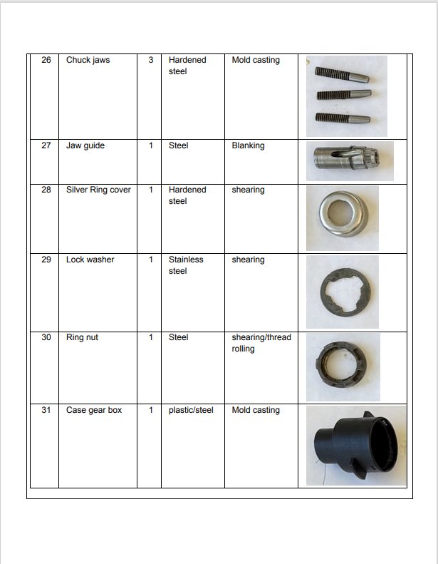 Drill teardown — 7