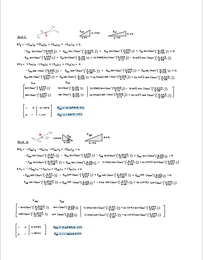 Truss analysis — 11